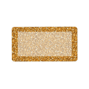 Étiquette 1,25 po x 2,75 po Adresse postale Art Déco Roaring