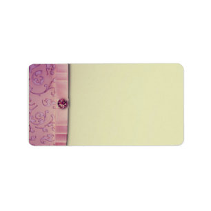 Étiquette 1,25 po x 2,75 po Adresse postale Embosse pour bij