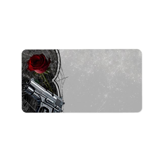 Étiquette 1,25 po x 2,75 po Adresse postale Haunting Adeline (Devant)