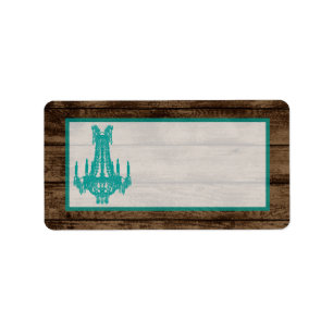 Étiquette 1,25 po x 2,75 po Adresse postale Lustre occidenta