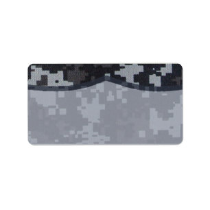 Étiquette 1,25 po x 2,75 po Adresse postale Marine IMPRIMANT