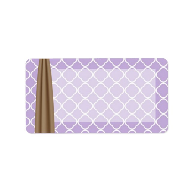 Étiquette 1,25 po x 2,75 po Adresse postale Pays Flux de boc (Devant)