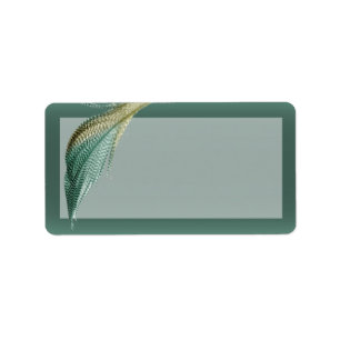 Étiquette 1,25 po x 2,75 po Adresse postale Plumes de caille