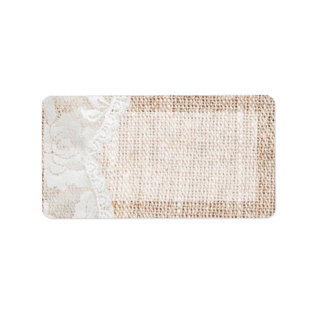 Étiquette 1,25 po x 2,75 po Adresse postale Poignée de dente (Devant)