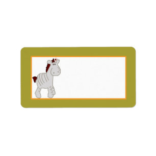 Étiquette 1,25 po x 2,75 po Adresse postale Punch tropical