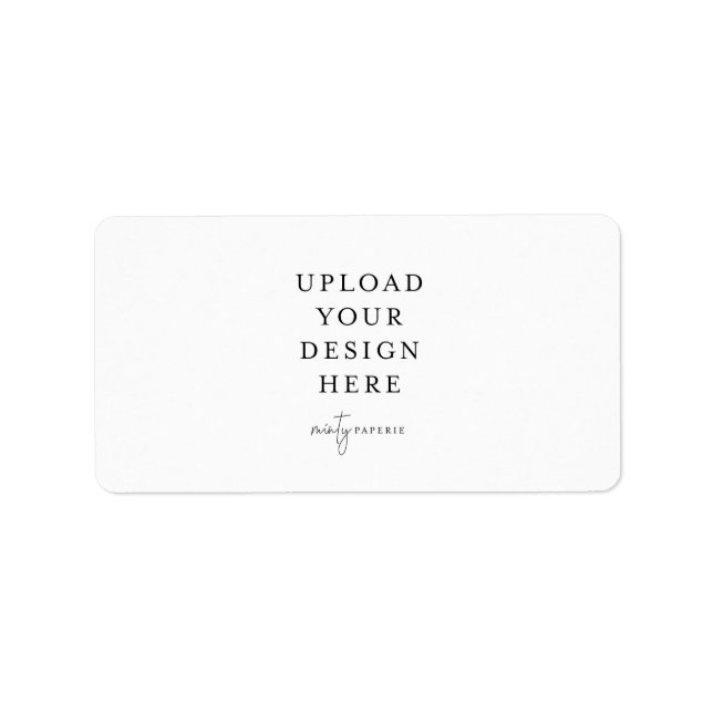 Étiquette 1.25" x 2.375" Label - Landscape (Devant)