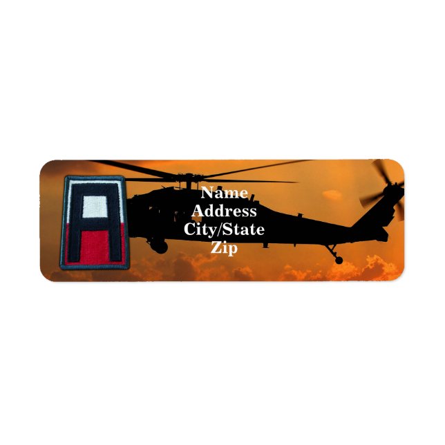 Étiquette 1re armée Fort Gillem lrps recon vétérans patch (Devant)