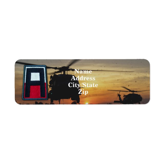 Étiquette 1re armée Fort Gillem lrps recon vétérans patch (Devant)