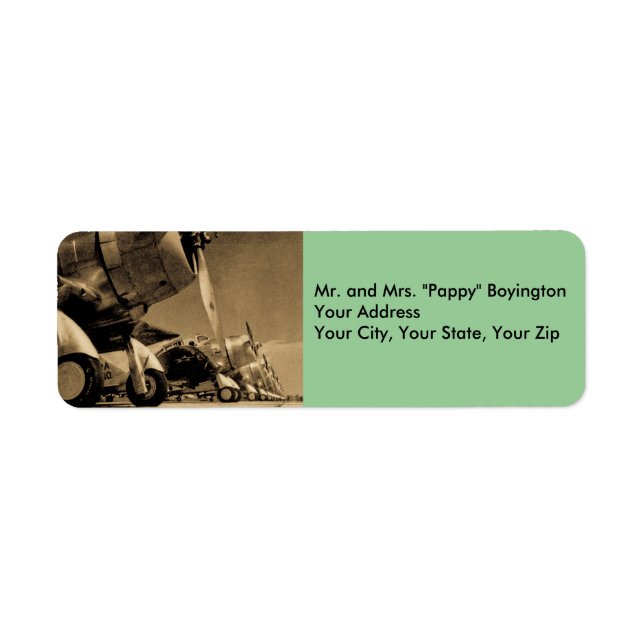 Étiquette 2ÈME GUERRE MONDIALE Douglas SBD Dauntlesses Avion (Devant)