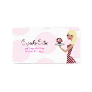 Étiquette 311-Cupcake Cutie - blond onduleux léger