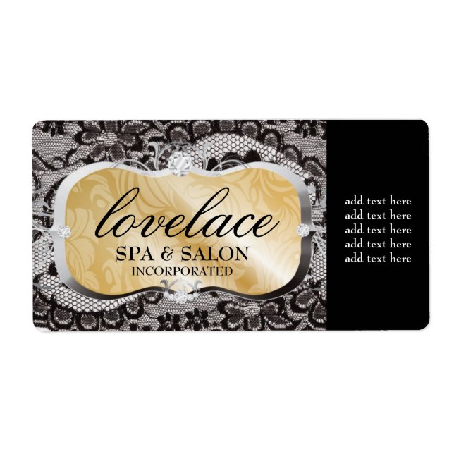 Étiquette 311 Love Lace Platter en bronze (Devant)