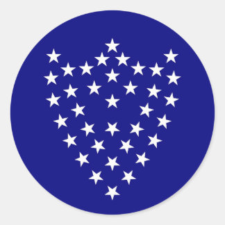 Étiquette 3" du drapeau de bataille