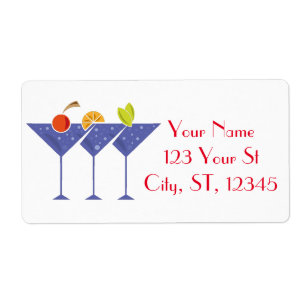 Étiquette 3 Martini Cocktails Thunder_Cove