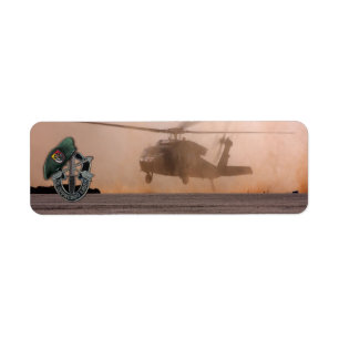 Étiquette 3rd special forces sfg green berets fort bragg