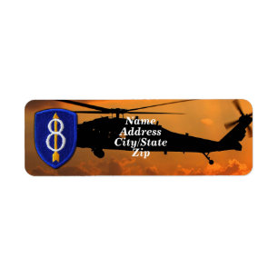 Étiquette 8e division d'infanterie, lrp recon anciens combat