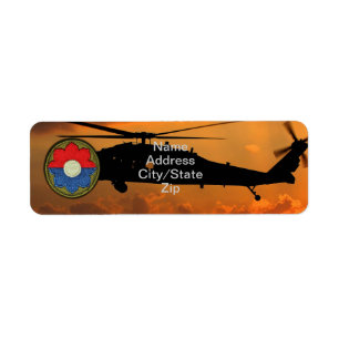 Étiquette 9e ID Division d'infanterie Anciens combattants Ve