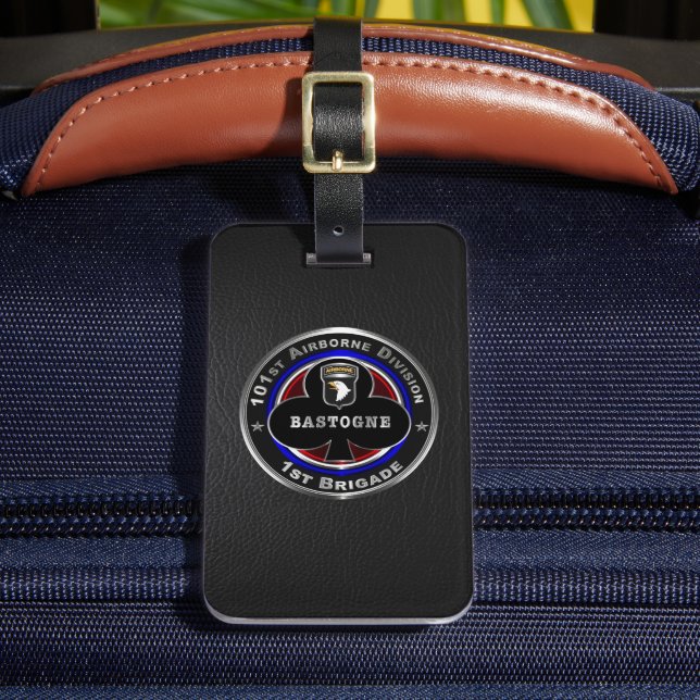 Étiquette À Bagage 101e étiquette de bagage de la division aéroportée (Insitu Rectoal 2)