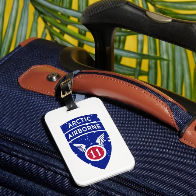 Étiquette À Bagage 11e division aéroportée "Arctic Angels" en détress (Insitu Rectoal 1)
