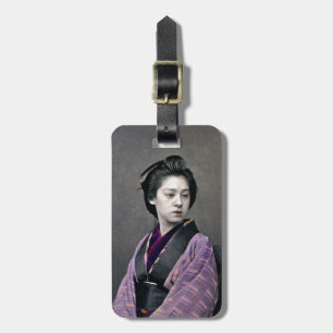 Étiquette À Bagage 1870 Belle Japonaise
