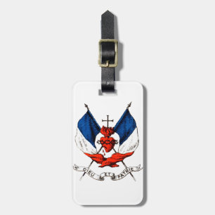 Étiquette À Bagage 19e C. Patriotisme français