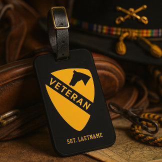 Étiquette À Bagage 1re division de cavalerie "Première Équipe" Person