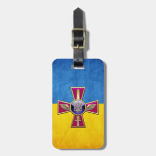 Étiquette À Bagage [200] Emblème de l'armée de l'air ukrainienne