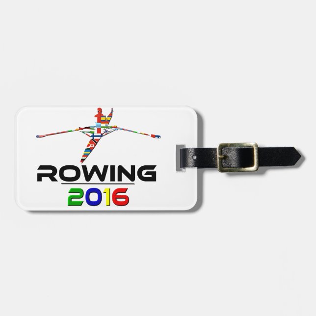 Étiquette À Bagage 2016 : Aviron (Devant horizontal)