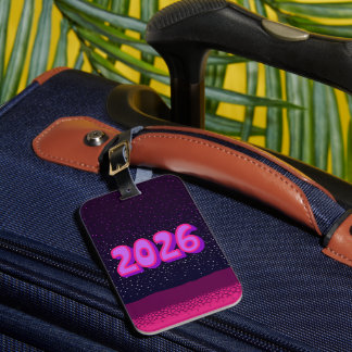 Étiquette À Bagage 2026 traveling year Luggage Tag