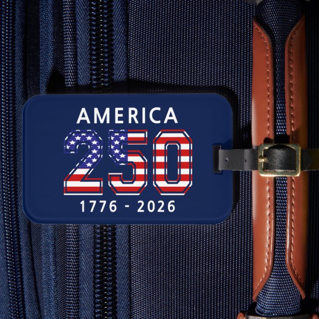 Étiquette À Bagage 250e anniversaire des États-Unis (Insitu Rectoal 4)