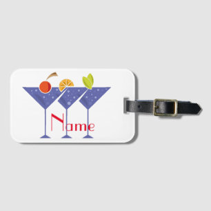 Étiquette À Bagage 3 cocktails Martini Thunder_Cove