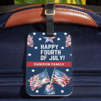 4 juillet patriotique personnalisé