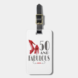 Étiquette À Bagage 50e anniversaire Cadeau Im 50 Et cadeau fabuleux