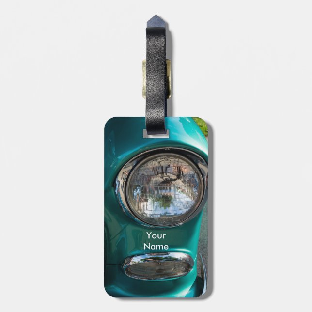 Étiquette À Bagage 55 projecteur Chevy (Dos Vertical)