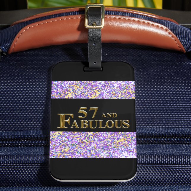 Étiquette À Bagage 57e anniversaire  (Insitu Rectoal 2)