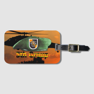 Étiquette À Bagage 5th Special Forces Group Bérets Verts SFG SF Vets