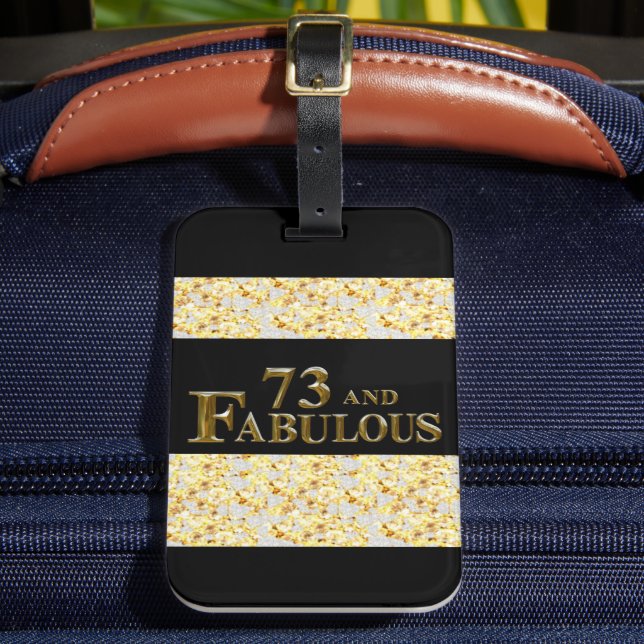 Étiquette À Bagage 73e anniversaire  (Insitu Rectoal 2)