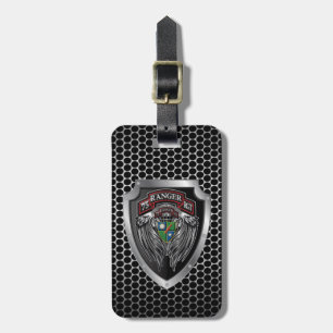 Étiquette À Bagage 75e régiment de Rangers : "Les Rangers mènent le c