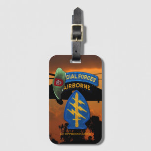 Étiquette À Bagage 7e Groupe des forces spéciales de la SFGA Berets v