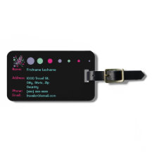 80s bagage tag quatre-vingts vintage splash medley