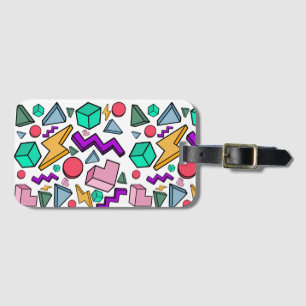 Étiquette À Bagage 80s esthétique Vintage rétro