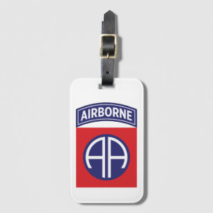 Étiquette À Bagage 82e insigne de service de la division aéroportée