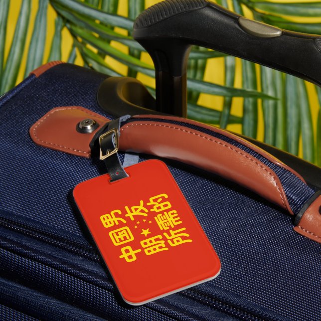 Étiquette À Bagage A la recherche d'un petit ami chinois ~ Hanzi (Insitu Rectoal 1)
