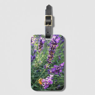 Étiquette À Bagage Abeille et lavande
