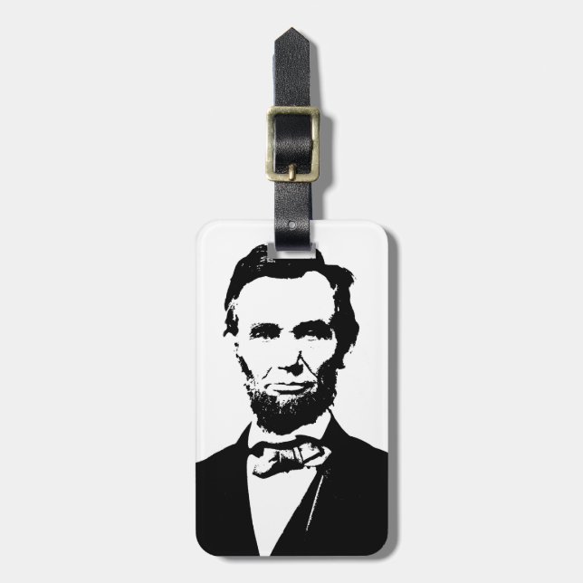 Étiquette À Bagage Abraham Lincoln (Devant Vertical)