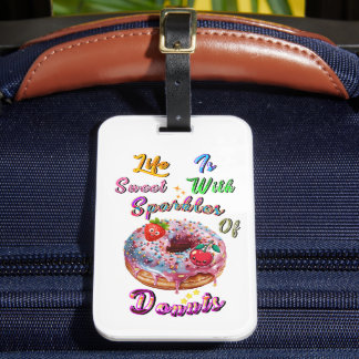 Étiquette À Bagage Accessoires De Vie Sont Douce Avec Des Étincelles