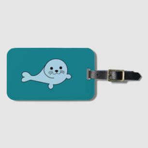 Étiquette À Bagage Adorable Baby Seal