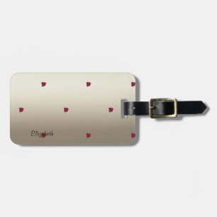 Étiquette À Bagage Adorable Mignonne ,Coccinelles,Lumineux-Personnali