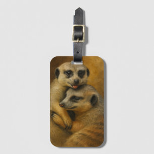 Étiquette À Bagage Affection de Meerkat