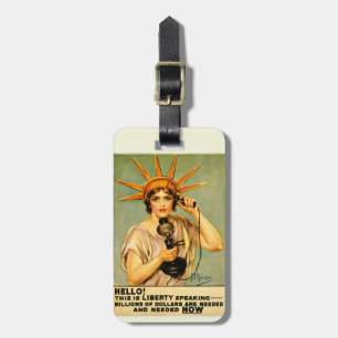 Étiquette À Bagage Affiche vintage de la Première Guerre mondiale Hel