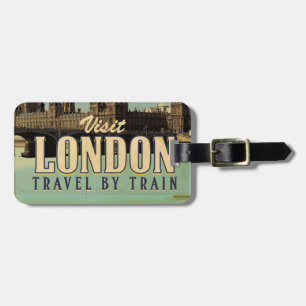 Étiquette À Bagage Affiche vintage de Londres
